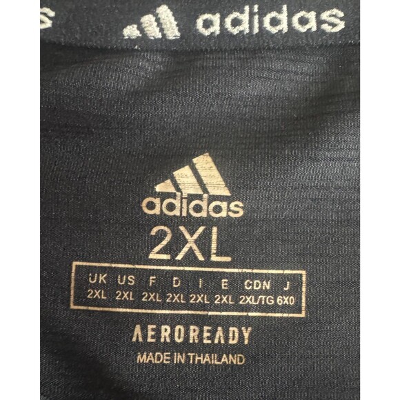 Adidas Terrex Shirt Men Double Extra Large Black Outdoor Aeroready Trail Running - Picture 4 of 10